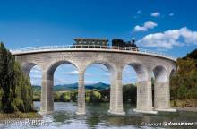 Kibri 37665 - Spur N/Z Albula-Viadukt mit Eisbrecherfundamenten, eingleisig