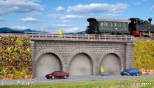 Kibri 37670 - Spur N/Z Gemauerter Bahndamm, eingleisig