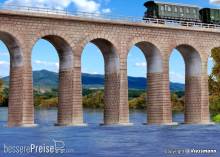 Kibri 37675 - Spur N/Z Viaduktpfeiler mit Eisbrecherfundamenten, 6 Stück