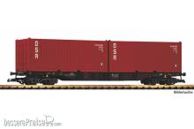 Piko 37755 - G Containertragwagen DR IV mit 2 Containern DSR