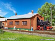 Kibri 37802 - Spur N Lokschuppen, einständig