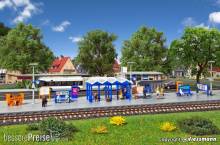 Kibri 38108 - Spur H0 Deko-Set Rund um den Bahnhof