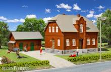Kibri 38188 - Spur H0 Siedlungshaus Oberhausen mit Nebengebäude
