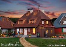 Kibri 38209 - Spur H0 Haus Mühlenweg Spreewald inkl. Hausbeleuchtungs-Startset