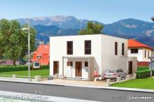 Kibri 38339 - H0 Kubushaus Lina mit Terrasse - Polyplate Bausatz