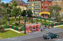 Kibri 38601 - Spur H0 Deko-Set Zaun für englischen Garten