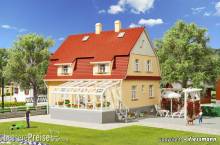 Kibri 38700 - H0 Wohnhaus mit Wintergarten