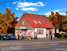 Kibri 38720 - Spur H0 Einfamilienhaus mit Laden