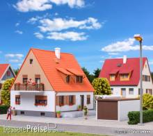 Kibri 38748 - Spur H0 Einfamilienhaus mit Terrasse,Garage und Pergola