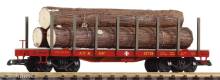 Piko 38786 - G Flachwagen mit Holzladung SF