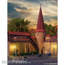 Kibri 38915 - Spur H0 Stadtmauer mit Rundturm in Weil