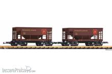 Piko 38972 - G 2er Set Schüttgutwagen PRR