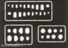 Eduard Accessories 00004 - Abdeckungen und Scharniere Gravierschablone in 1:72