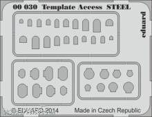 Eduard Accessories 00030 - Template Access STEEL
