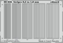 Eduard Accessories 00036 - Stripes 0.2 to 1 mm