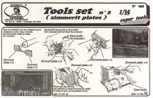 Royal Model RM058 - Tool set n. 2 for zimmerit application