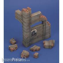 Royal Model RM504 - Corner ruin German building