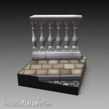 Royal Model RM881 - Base with columns cm 4x4