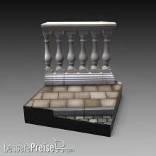 Royal Model RM882 - Base with columns cm 5x5 (75mm)