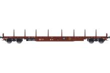 Albert Modell 391012 - Rungenwagen Rgs, BG-BDZTP, Ep.VI - in braun