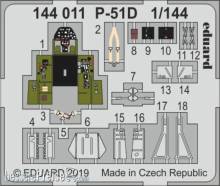 Eduard Accessories 144011 - P-51D for Eduard in 1:144