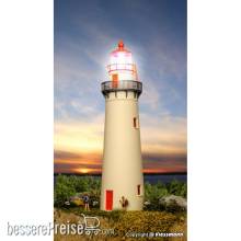 Kibri 39170 - Spur H0 Leuchtturm mit LED-Leuchtfeuer, Funktionsbausatz