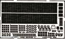 Eduard Accessories 17007 - HMS King George V. für Tamiya Bausatz 77525 in 1:700
