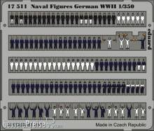 Eduard Accessories 17511 - Naval Figures German WWII in 1:350