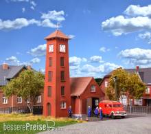 Kibri 39210 - Spur H0 Feuerwehrhaus Bahlburg-Lüneburg mit Fahrzeug FK 2500