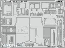 Eduard Accessories 321022 - Bf 109F-2 HOBBY 2000 / HASEGAWA