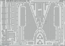 Eduard Accessories 23039 - 1:24 Spitfire Mk.IXc engine & undercarriage 1/24 AIRFIX