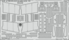 Eduard Accessories 23047 - Bf 109G-5/6 exterior & rudder pedals for Airfix