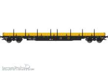 Albert Modell 393007 - Flachwagen BG-NRIC, VI, Res, gelb/schwarz