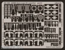 Eduard Accessories 32162 - A6M2 Zero type 21 exterior für Tamiya Bausatz in 1:32