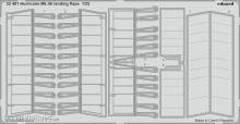 Eduard Accessories 32481 - 1:32 Hurricane Mk.IIb landing flaps 1/32 REVELL