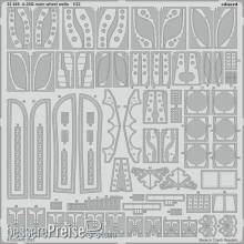 Eduard Accessories 32485 - 1:32 A-20G main wheel wells 1/32 HKM