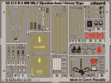 Eduard Accessories 32511 - F-4 Phantom II ejectin seat/green type für Tamiya Bausatz in 1:32