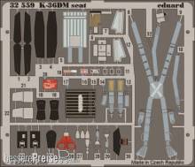 Eduard Accessories 32559 - MiG-29 Fulcrum K-36DM seat für Trumpeter Bausatz in 1:32