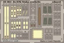 Eduard Accessories 32564 - Ju 87G Stuka seatbelts für Hasegawa Bausatz in 1:32