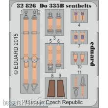 Eduard Accessories 32826 - Do 335B seatbelts for Hong Kong Mod. in 1:32