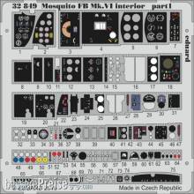 Eduard Accessories 32849 - Mosquito Mk.VI interior for Tamiya in 1:32
