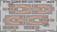 Eduard Accessories 32872 - Seatbelts RAF early STEEL in 1:32