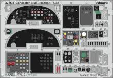 Eduard Accessories 32938 - Lancaster B Mk.I cockpit for HKM in 1:32