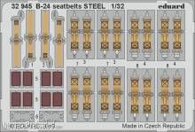 Eduard Accessories 32945 - B-24 seatbelts STEEL for Hobby Boss in 1:32
