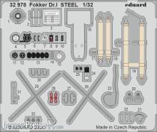 Eduard Accessories 32978 - Fokker Dr.I STEEL for Meng in 1:32