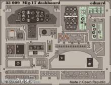 Eduard Accessories 33009 - Mig-17 dashboard Für Trumpeter Bausatz in 1:32
