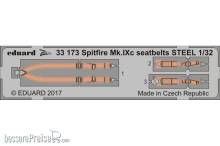 Eduard Accessories 33173 - Spitfire Mk.IXc seatbelts STEEL f.Revell in 1:32