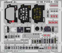 Eduard Accessories 33186 - P-51D-5 for Revell in 1:32
