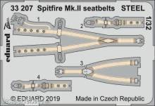 Eduard Accessories 33207 - Spitfire Mk.II seatbelts STEEL f.Revell in 1:32