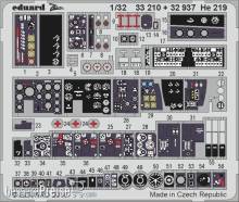 Eduard Accessories 33210 - He 219 for Revell in 1:32